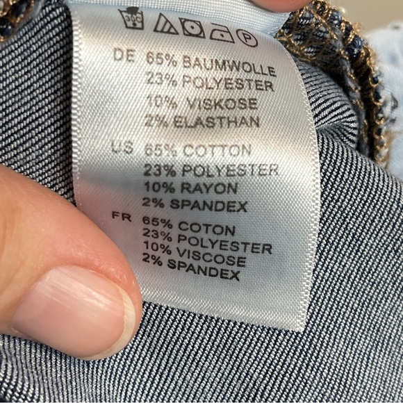 ARTICLES OF SOCIETY Sarah Distressed Ankle Skinny Jeans In Erskine Size 25 - Picture 9 of 10